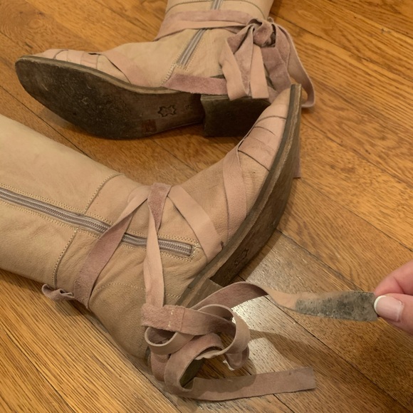 Free People Over The Knee Wrap Boots - Picture 6 of 6